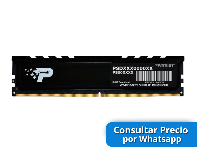 MEMORIA RAM PATRIOT SIGNATURE PREMIUM DDR5 16GB 5600MT/S CL46 /PSP516G560081H1